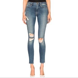 FRAME Denim Jeans Le Skinny Mid Rise Navy Yard Size 26 Pre-Loved